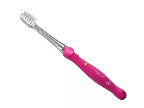 Ionickiss - IONIC KID. Japanese ionic-manual children toothbrush (pink).