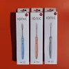 3x Ionickiss - IONIC - IONICKISS spazzolino manuale ionico giapponese (perla, blu, rosa)