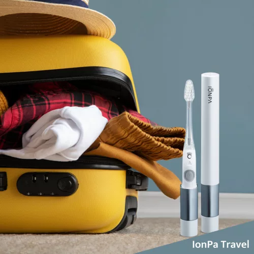 Ionickiss Ionpa Travel . Japanese portable toothbrush (red) 