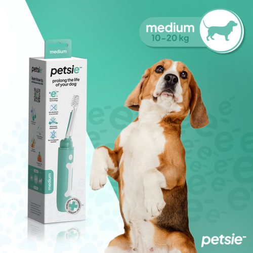 Spazzolino per cani Petsie (taglia M 10-20kg)