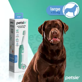 Petsie dog toothbrush (size L 20+kg)