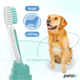 Petsie dog toothbrush (size L 20+kg)